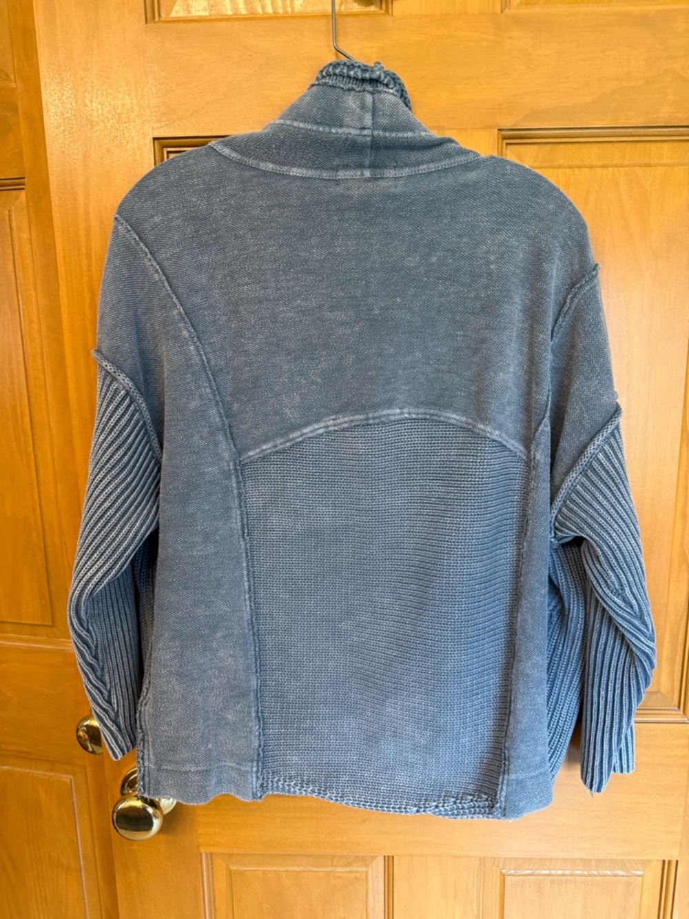 Pilcro Men's Open-Front Cardigan Sweater - Blue Slate - Picture 2 of 4